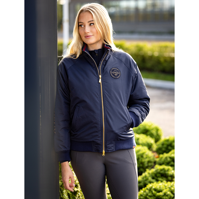 LeMieux Ladies Elite Crew Jacket - Navy-6