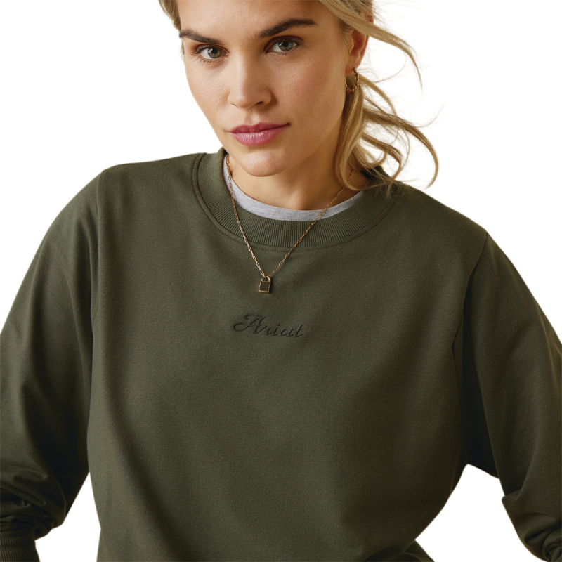 Ariat Women's Memento Sweatshirt - Beetle-2