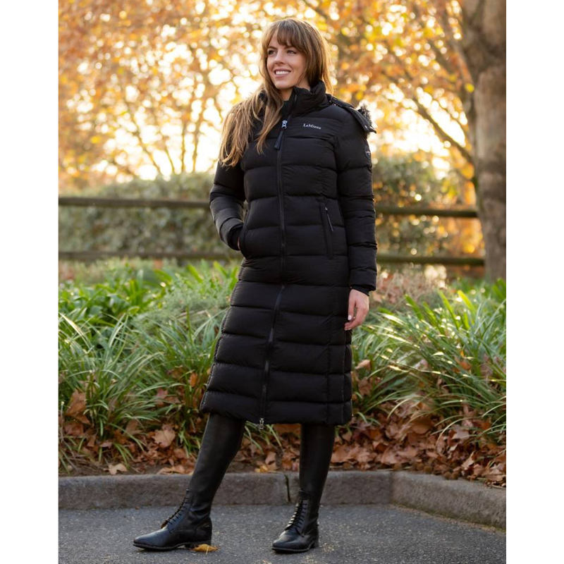 LeMieux Harper Longline Puffer Coat - Black-7