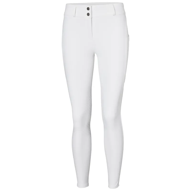 Stierna Vera Knee Grip Breeches - White