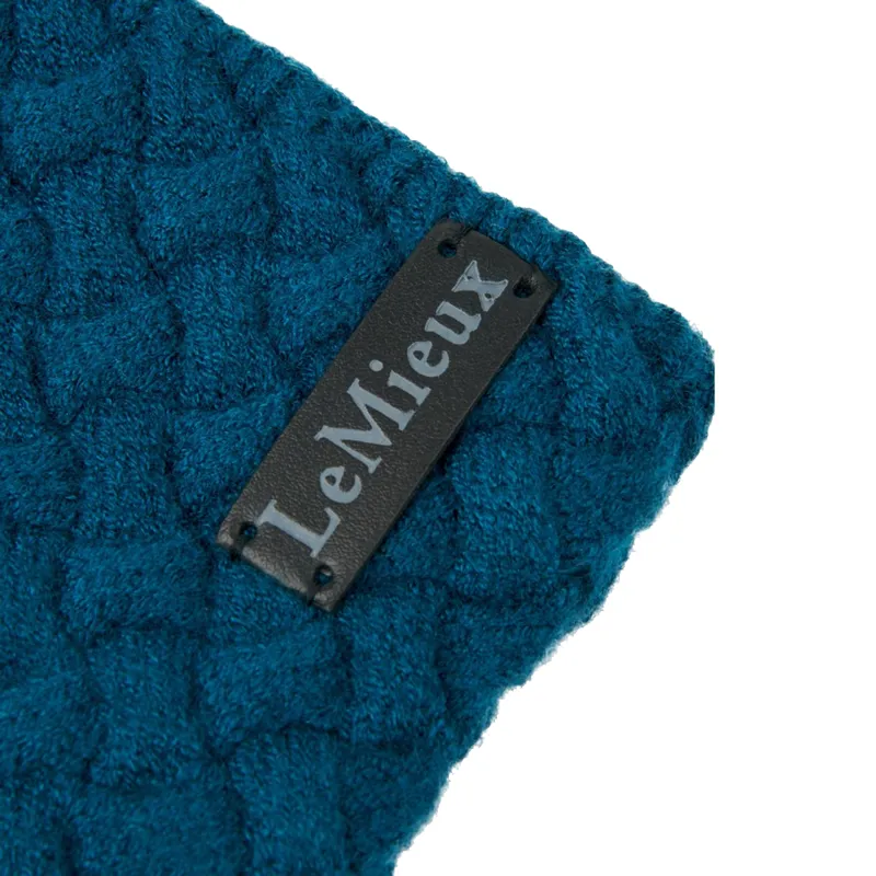 LeMieux Cable Knit Headband - Marine-3