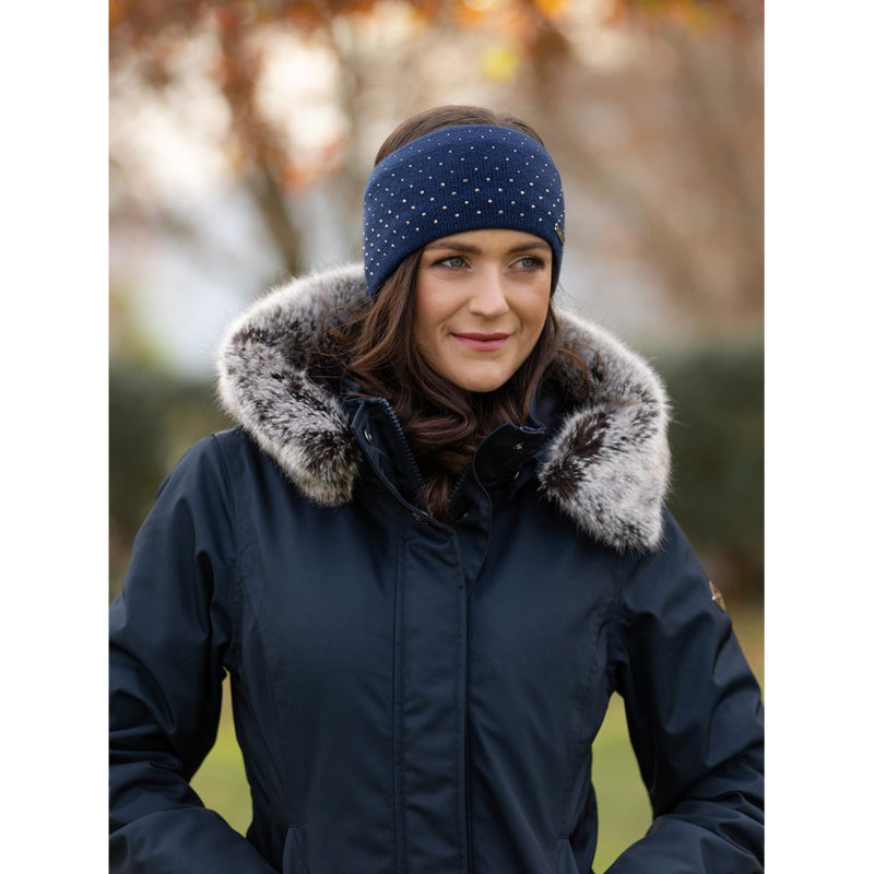 LeMieux Sparkle Headband - Navy-1