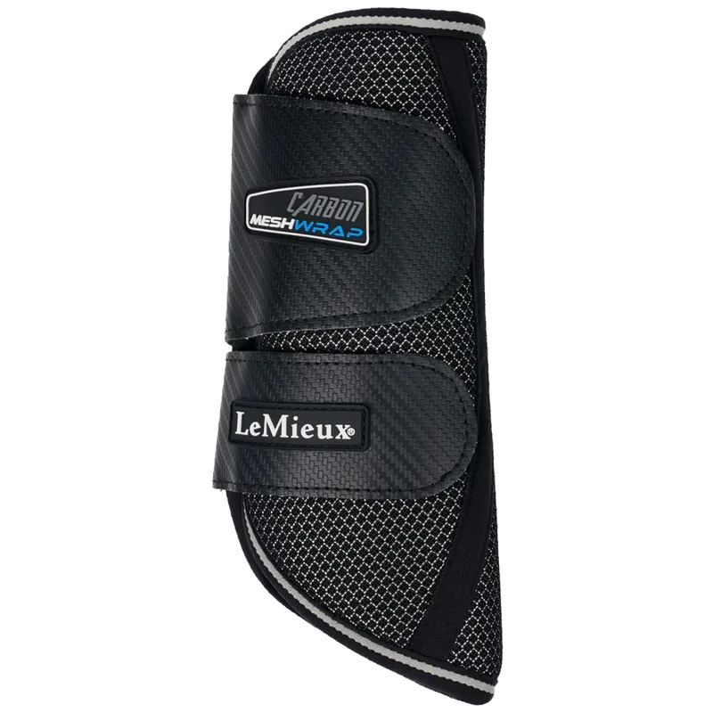 LeMieux Carbon Mesh Wrap Boots - Black-1
