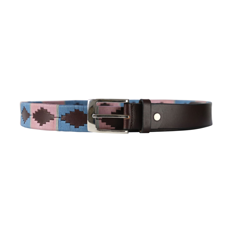 Hy Equestrian Elevate Polo Belt - Grape/Riviera-1