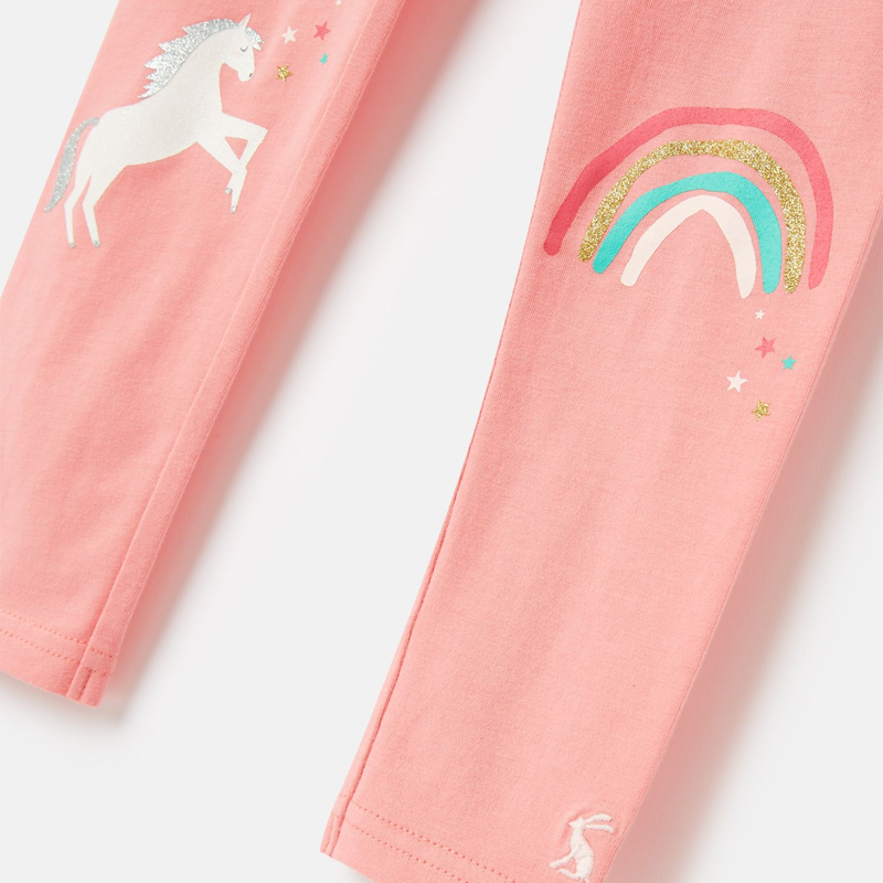 Joules Emilia Luxe Leggings  - Pink Icons-2