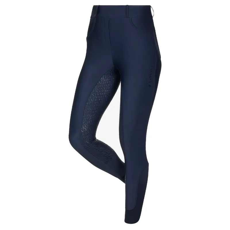 LeMieux Demi Pull On Breggings Full Seat - Navy