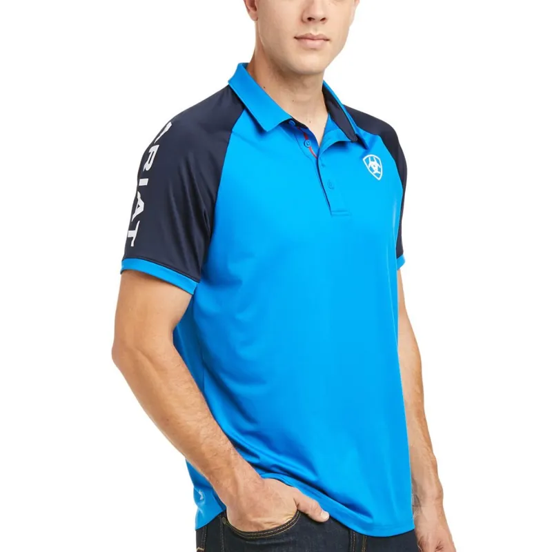 Ariat Men's Team 3.0 SS Polo - Imperial Blue
