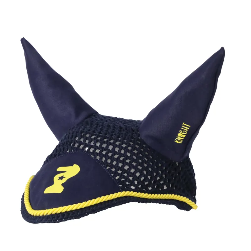 Little Knight Lancelot Fly Veil - Navy/Yellow