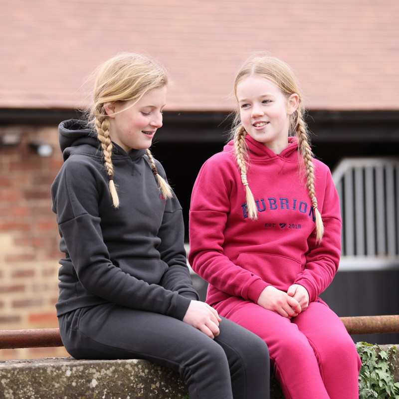 Aubrion Serene Hoodie - Young Rider - Black-3