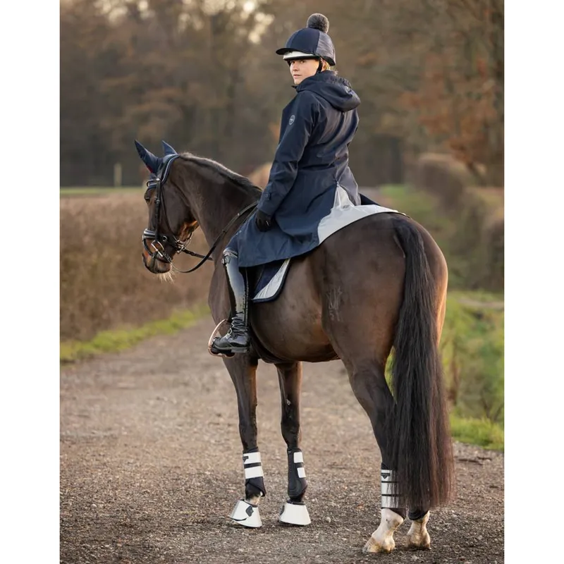 LeMieux Amelie Waterproof Lightweight Riding Coat - Navy-7