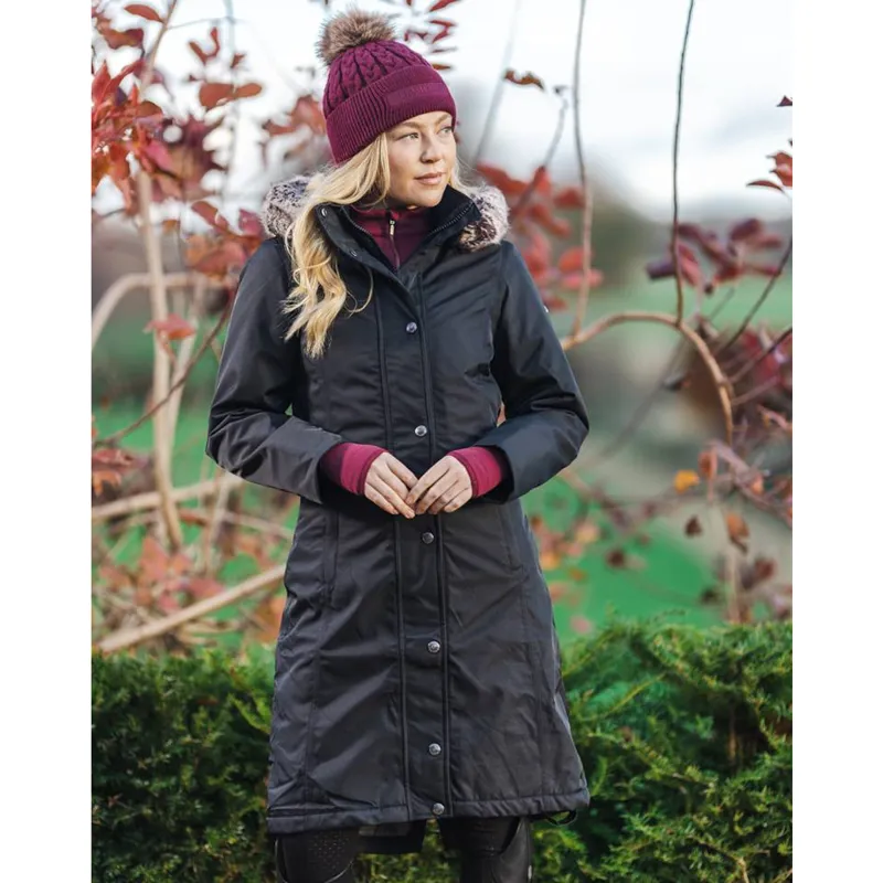 LeMieux Clara Cable Beanie - Merlot-3