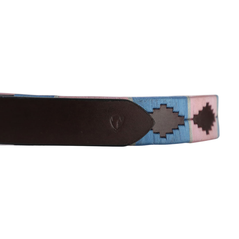 Hy Equestrian Elevate Polo Belt - Grape/Riviera-2