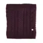 Hy Equestrian Meribel Cable Knit Snood - Burgundy