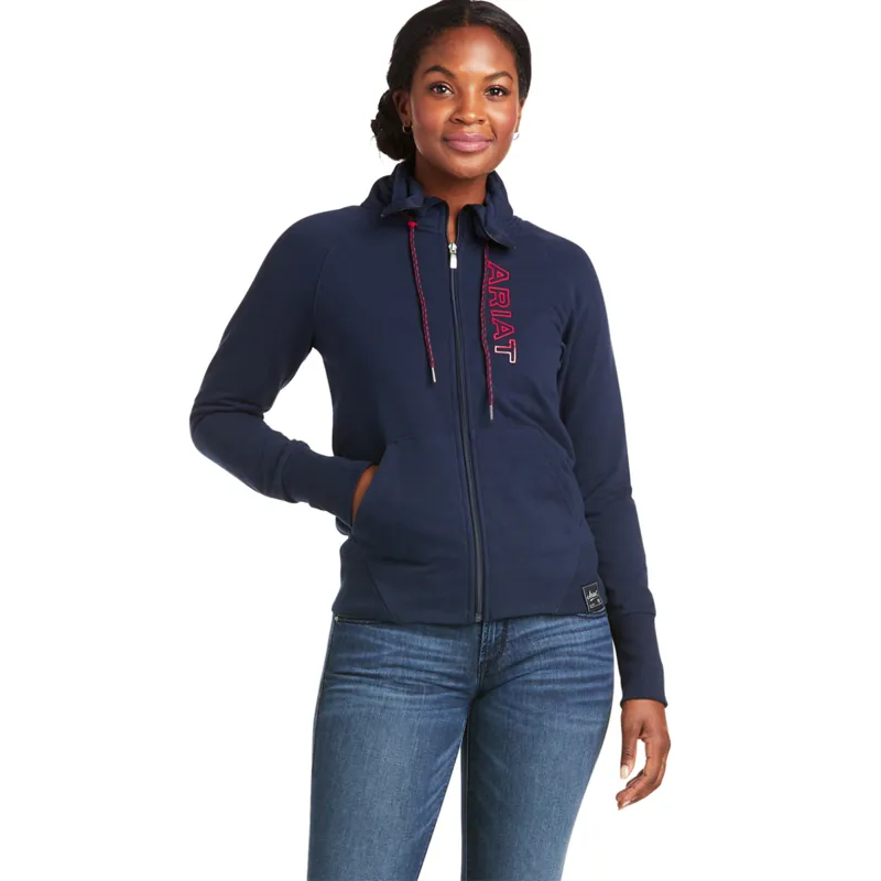 Ariat Women's Team Logo Full Zip Sweatshirt - Team