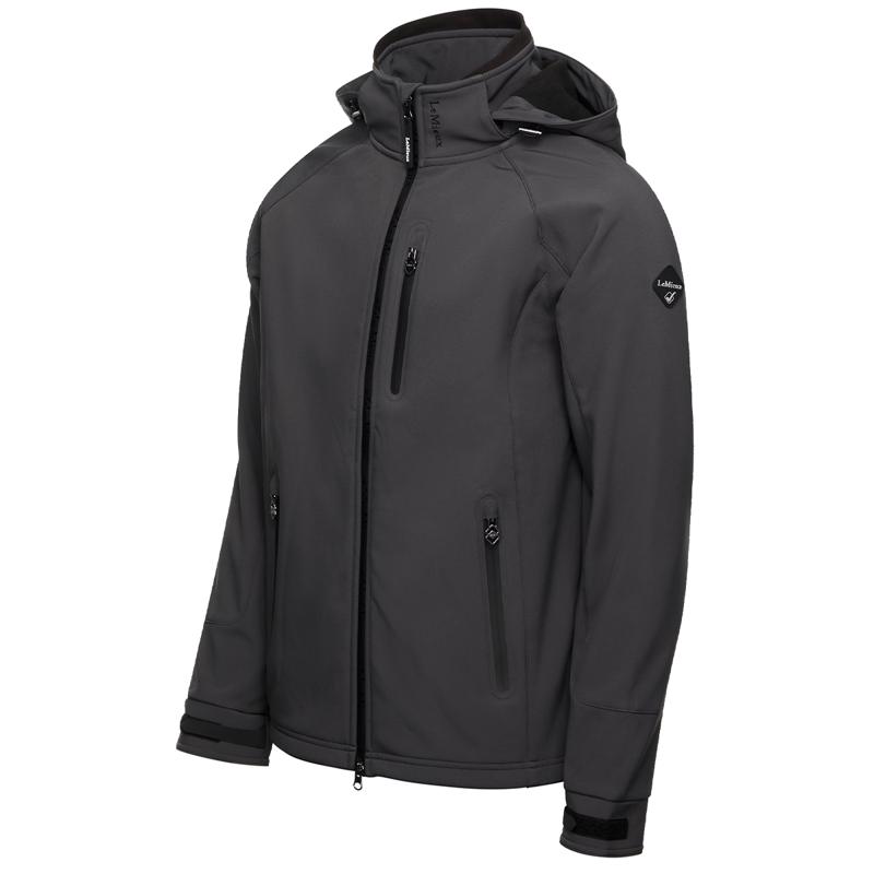 LeMieux Men's Elite Soft Shell Jacket - Anthracite-1
