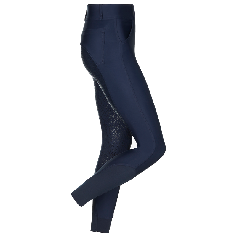 LeMieux Demi Pull On Breggings Full Seat - Navy-1