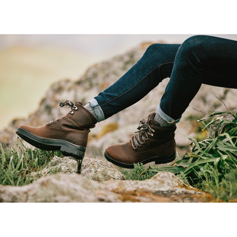 Ariat Women's Harper Waterproof Boot - Chocolate/Willow-8