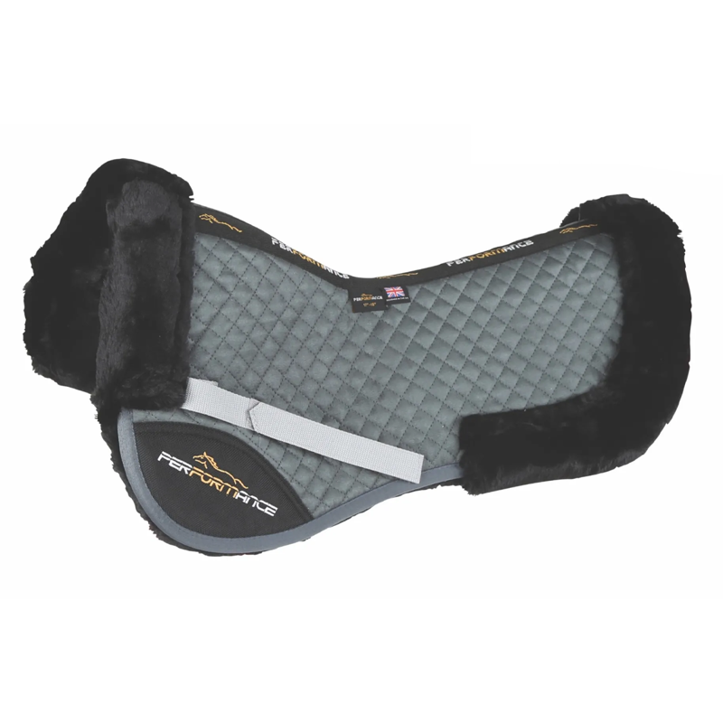 Shires ARMA Suede Half Pad - Grey