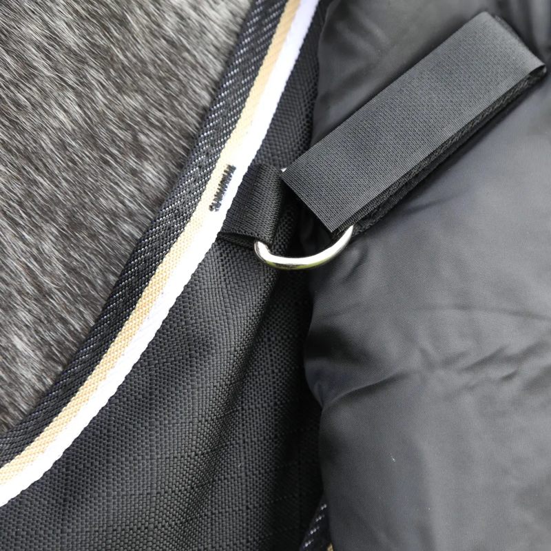 Shires Highlander Plus 200 Turnout Rug Neck Cover - Black-2