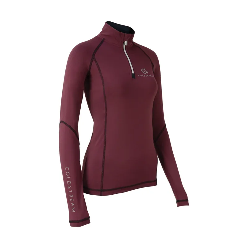 Coldstream Lennel Base Layer - Black/Windsor Wine