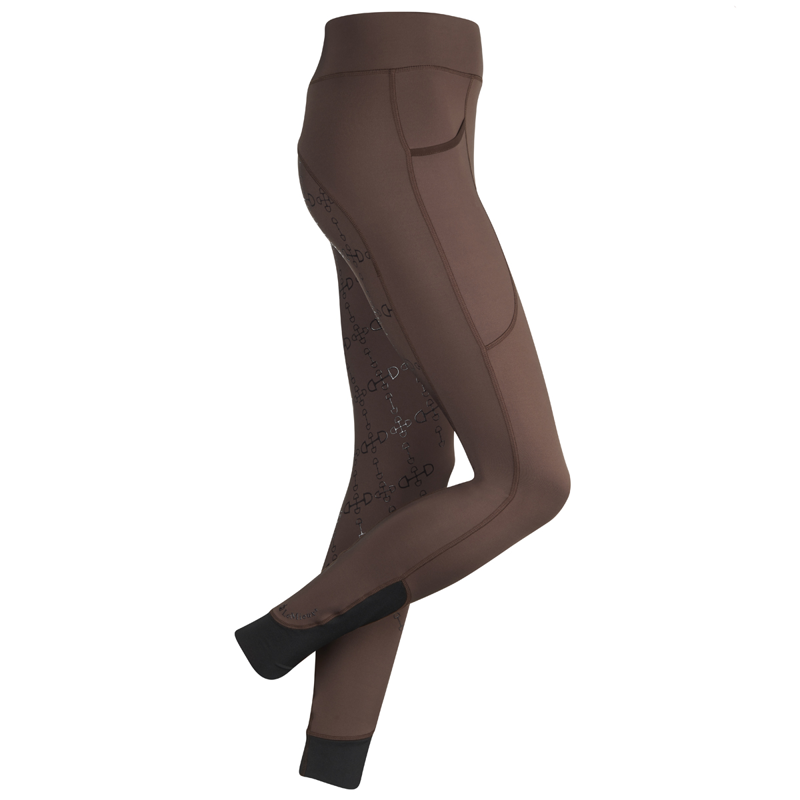 LeMieux Winter Activewear Seamless Pull On - Brown-1