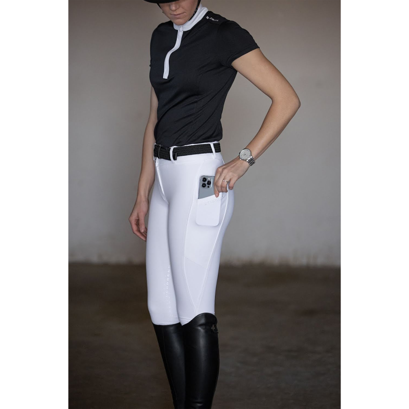 Stierna Vera Knee Grip Breeches - White-3