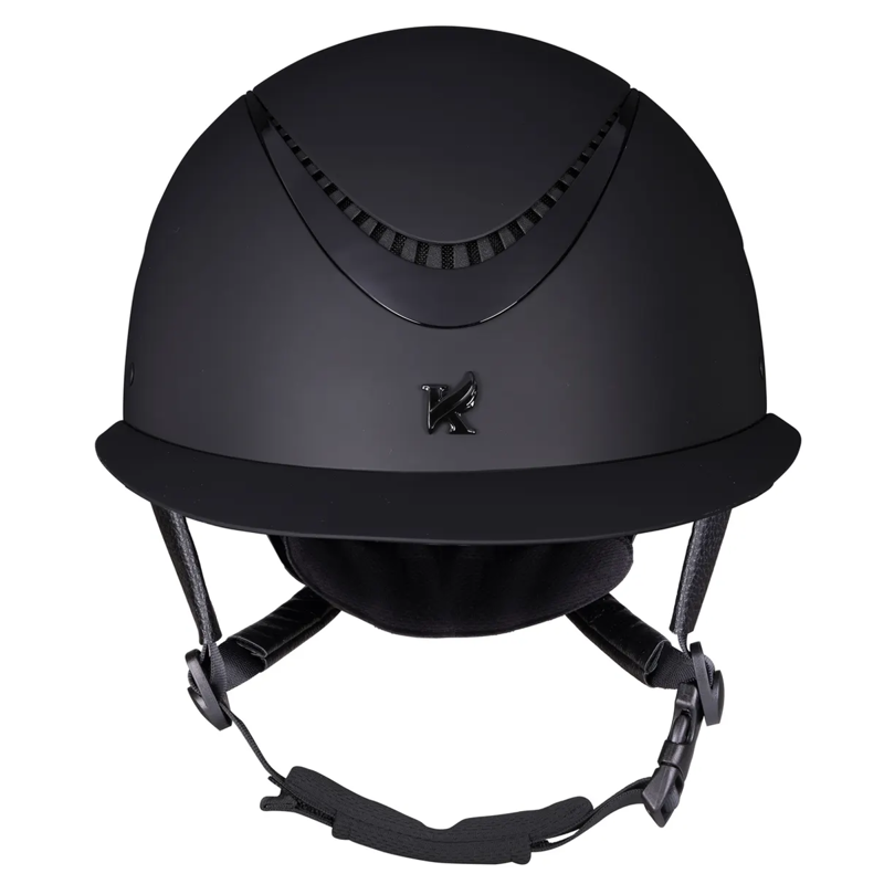 Shires Karben Elisa Ellipse Riding Hat - Black/Black-1