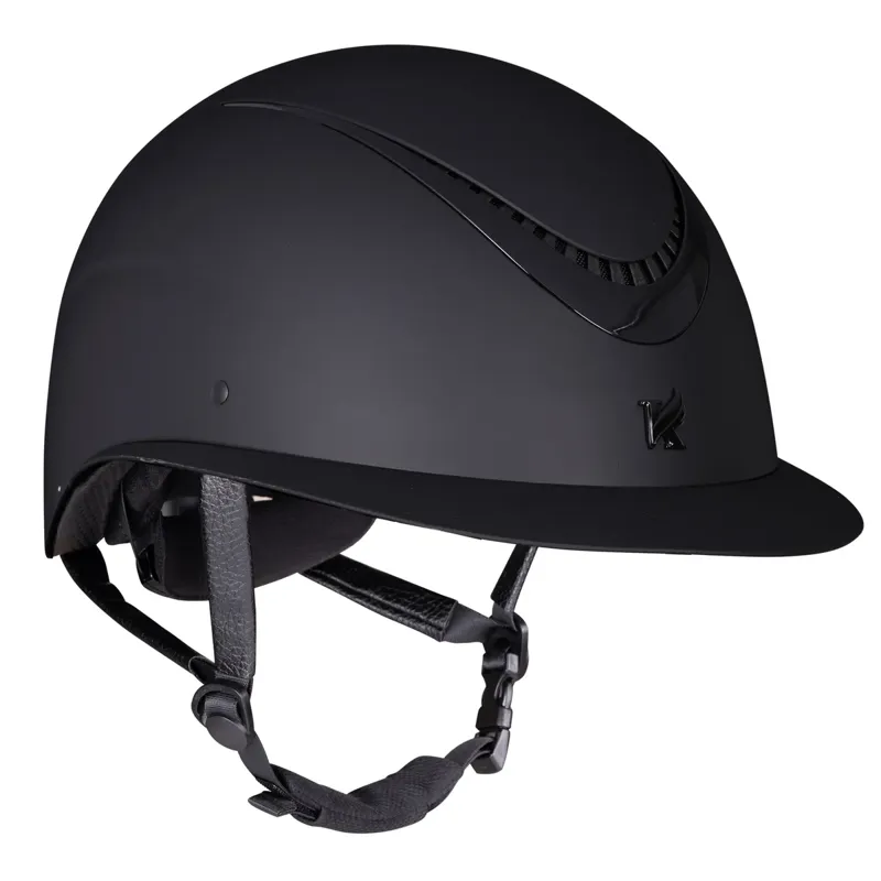Shires Karben Elisa Ellipse Riding Hat - Black/Black