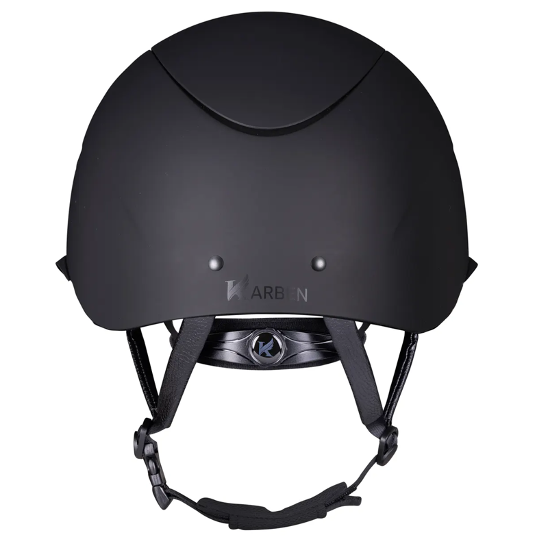 Shires Karben Elisa Ellipse Riding Hat - Black/Black-3