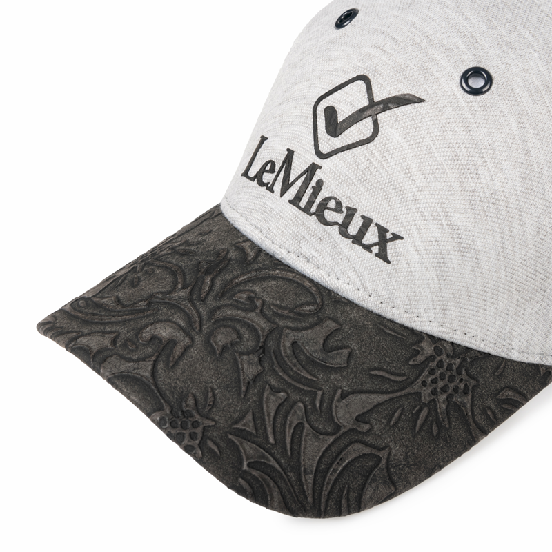 LeMieux Floral Baseball Cap - Carbon Grey-2