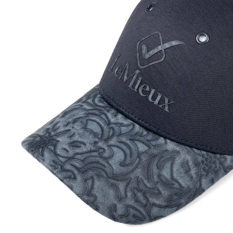 LeMieux Floral Baseball Cap - Navy-1