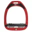 Flex-On Green Composite Stirrups - Inclined Ultra Grip - Red/Black/Dark Grey