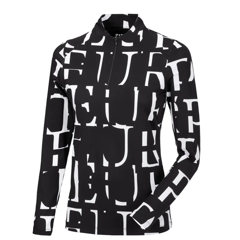 Pikeur Marla Zip Shirt - Black/White