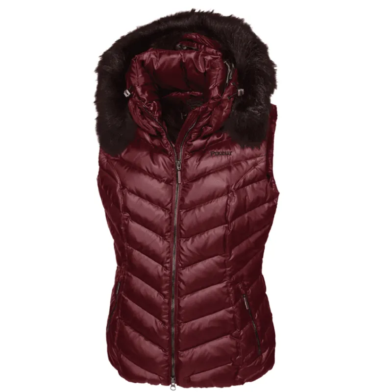 Pikeur Taja Ladies Gilet - Mahogany Red