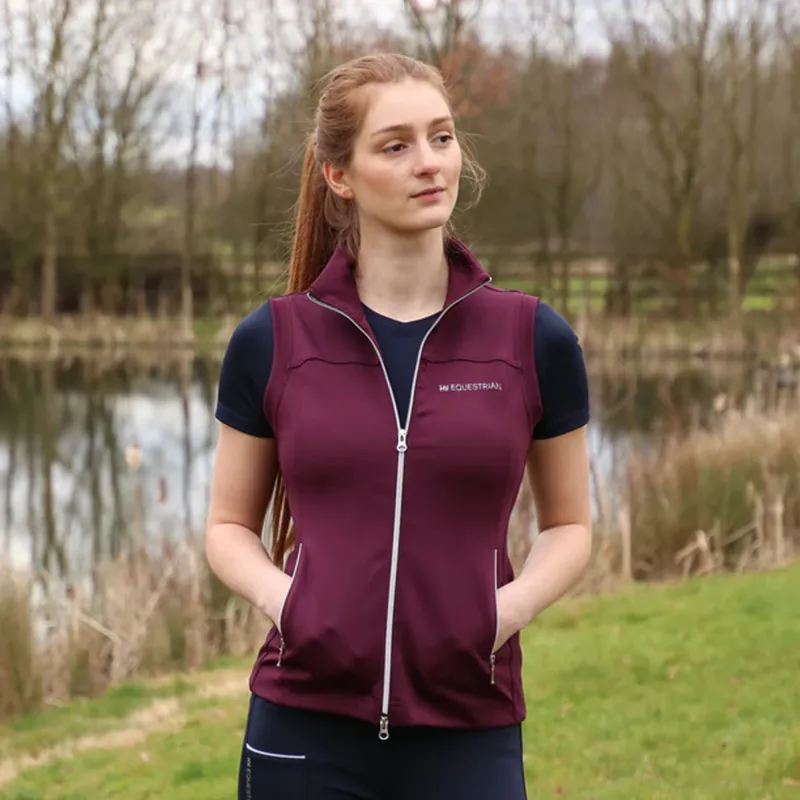 Hy Equestrian Synergy Flex Gilet - Fig