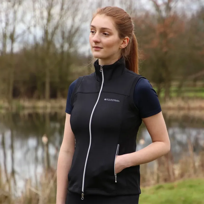 Hy Equestrian Synergy Flex Gilet - Black
