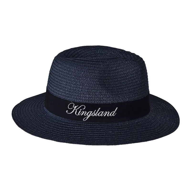 Kingsland Gladys Straw Hat - Navy 