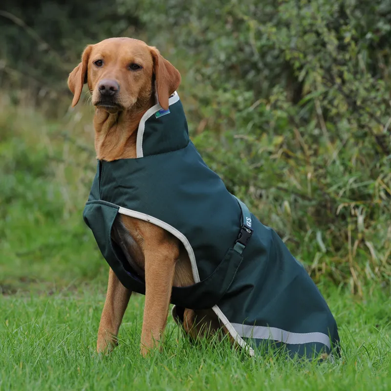 Bucas Greenline Dog Rug Coat - Green/Cream