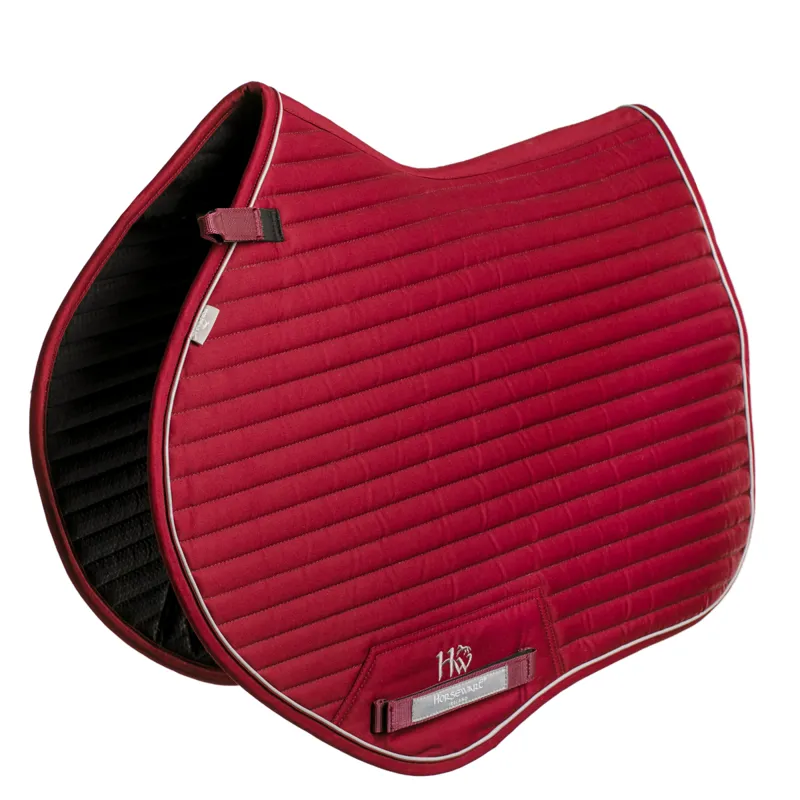 Horseware Everyday Show Jump Pad - Burgundy