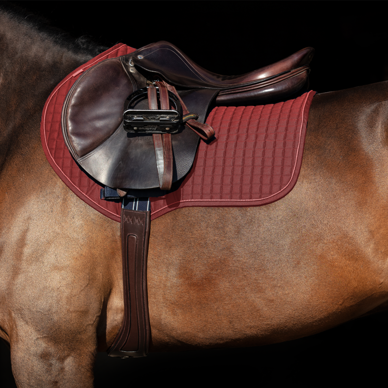 Horseware Rambo Micklem Long Comfort Girth - Dark Havana-1