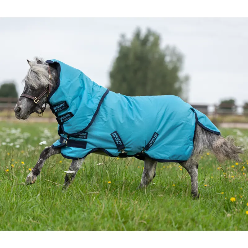 Horseware Amigo Hero 6 Petite Plus Turnout Lite - Delphinium Blue/Navy