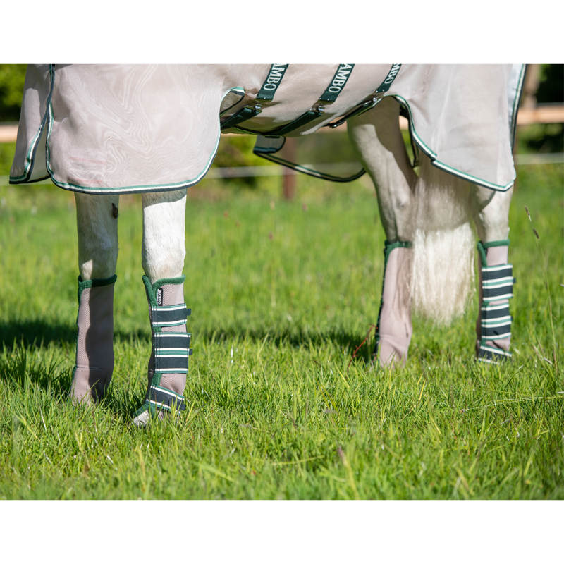 Horseware Rambo Airmesh Fly Boots Non Vamo - Oatmeal/Sage-1