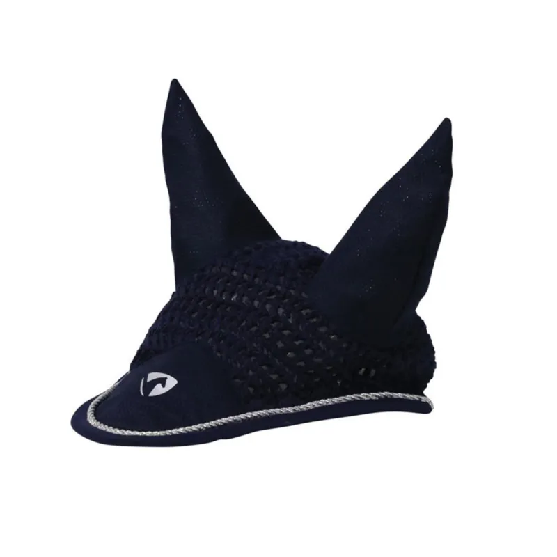 Hy Equestrian Synergy Fly Veil - Navy/Silver