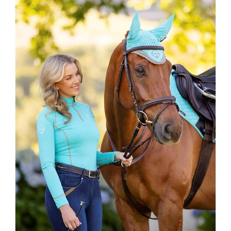 LeMieux Classic Fly Hood - Azure-1