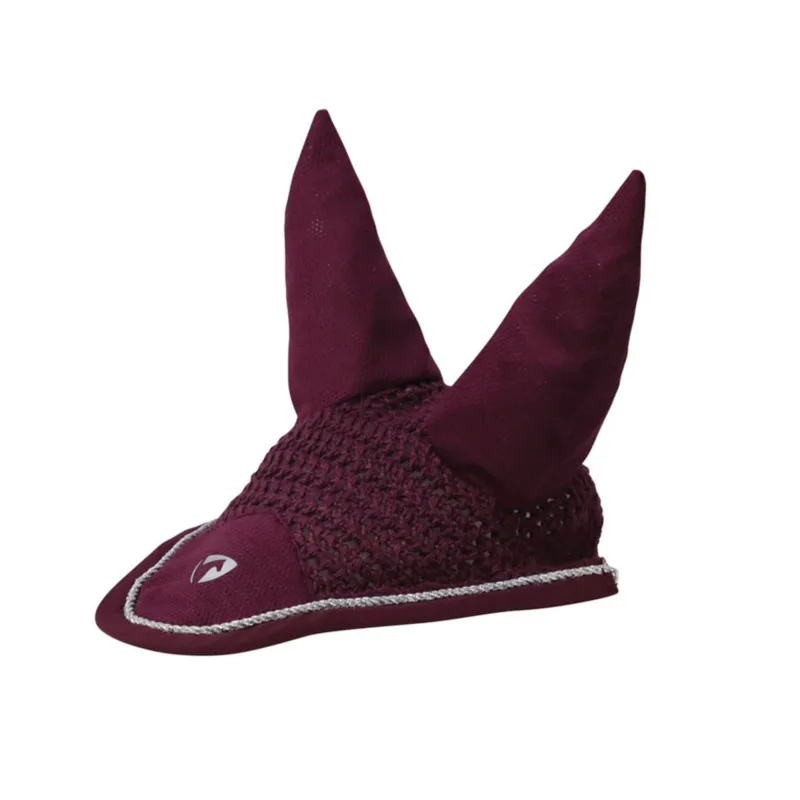 Hy Equestrian Synergy Fly Veil - Fig/Silver