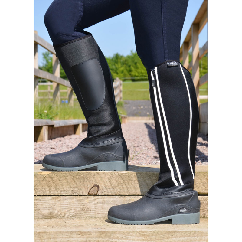 Hy Antarctica Neoprene Tall Winter Boots - Black-4
