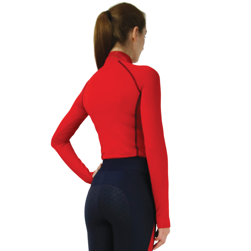 Hy Sport Active Base Layer- Rosette Red-1