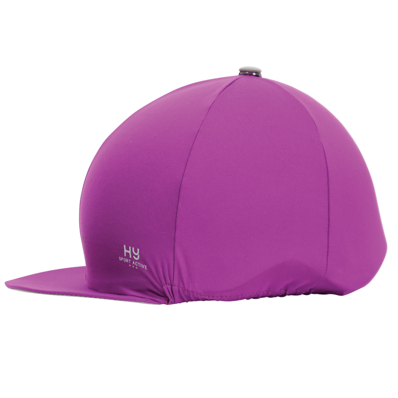 Hy Sport Active Hat Silk With Interchangeable Pom Pom - Amethyst Purple-1