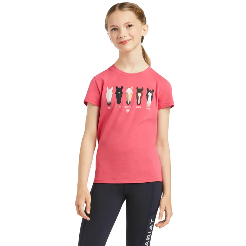 Ariat Youth Identity Parade SS T-Shirt - Party Punch