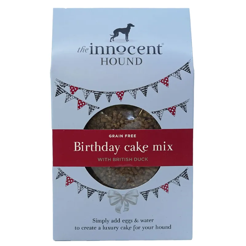 The Innocent Hound Birthday Cake Mix With British Duck